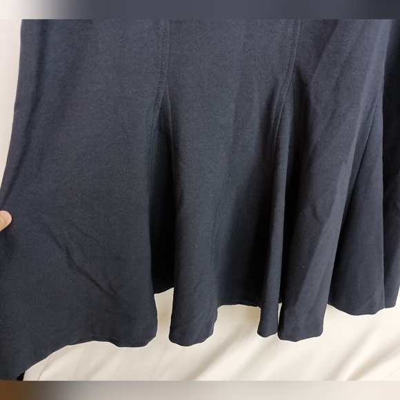 Zac & Rachel Blue Maxi Trumpet Skirt (#172) - Picture 3 of 4